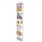 VEVOR Over the Door Pantry Organizer, Οργάνωση και αποθήκευση ντουλαπιών 9 επιπέδων, κρεμαστή σχάρα μπαχαρικών από ατσάλι βαρέως τύπου, ρυθμιζόμενα ράφια καρυκευμάτων τοίχου, για οικιακή κουζίνα μπάνιο πλυντηρίου, λευκό