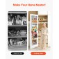 VEVOR Over the Door Pantry Organizer, Οργάνωση και αποθήκευση ντουλαπιών 10 επιπέδων, κρεμαστή σχάρα μπαχαρικών από ατσάλι βαρέως τύπου, ρυθμιζόμενα ράφια καρυκευμάτων τοίχου, για οικιακή κουζίνα, πλυντήριο μπάνιου, λευκό