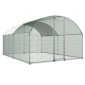 VEVOR Metal Chicken Coop, 9,8x13,1x6,5 ft Μεγάλα Walk-in Chicken Runs με κάλυμμα, Περίβλημα Doom Roof Hen House με κλειδαριά ασφαλείας, Στυλό πουλερικών για υπαίθριο κλουβί πάπιας για αυλή, φάρμα, αυλή