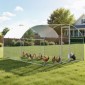 VEVOR Metal Chicken Coop, 9,8x13,1x6,5 ft Μεγάλα Walk-in Chicken Runs με κάλυμμα, Περίβλημα Doom Roof Hen House με κλειδαριά ασφαλείας, Στυλό πουλερικών για υπαίθριο κλουβί πάπιας για αυλή, φάρμα, αυλή