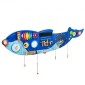 VEVOR Orca Activity Wall Busy Board Panels, 12 Activities, Montessori Sensory Wall Toy για παιδιά 3-12 ετών, Montessori Learning Activity Center, Ιδανικό για νηπιαγωγείο νηπιαγωγείου