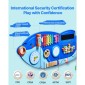 VEVOR Orca Activity Wall Busy Board Panels, 12 Activities, Montessori Sensory Wall Toy για παιδιά 3-12 ετών, Montessori Learning Activity Center, Ιδανικό για νηπιαγωγείο νηπιαγωγείου