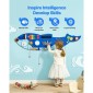 VEVOR Orca Activity Wall Busy Board Panels, 12 Activities, Montessori Sensory Wall Toy για παιδιά 3-12 ετών, Montessori Learning Activity Center, Ιδανικό για νηπιαγωγείο νηπιαγωγείου