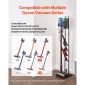Βάση ηλεκτρικής σκούπας VEVOR, συμβατή με Dyson V6 V7 V8 V10 V11 V15, σταθερή βάση στήριξης ηλεκτρικής σκούπας με ρόδες για Dyson DC30 DC31 DC34 DC35 DC58 DC59 DC62 D74 Ασύρματες όρθιες ηλεκτρικές σκούπες και αξεσουάρ