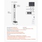 Βάση ηλεκτρικής σκούπας VEVOR, συμβατή με Dyson V6 V7 V8 V10 V11 V15, σταθερή βάση στήριξης ηλεκτρικής σκούπας με ρόδες για Dyson DC30 DC31 DC34 DC35 DC58 DC59 DC62 D74 Ασύρματες όρθιες ηλεκτρικές σκούπες και αξεσουάρ