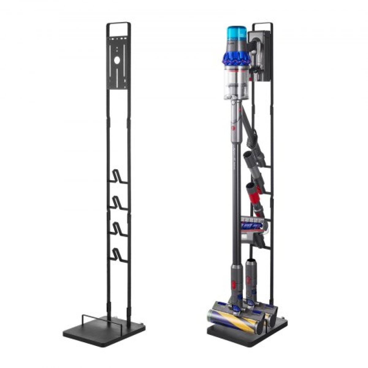 Βάση ηλεκτρικής σκούπας VEVOR, συμβατή με Dyson V6 V7 V8 V10 V11 V15, σταθερή βάση στήριξης ηλεκτρικής σκούπας με ρόδες για Dyson DC30 DC31 DC34 DC35 DC58 DC59 DC62 D74 Ασύρματες όρθιες ηλεκτρικές σκούπες και αξεσουάρ