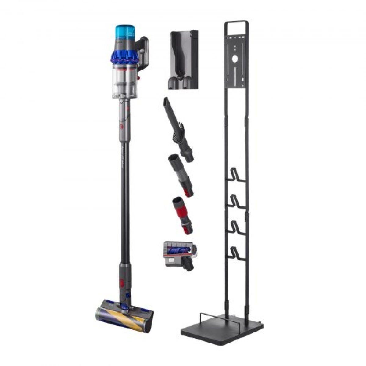 Βάση ηλεκτρικής σκούπας VEVOR, συμβατή με Dyson V6 V7 V8 V10 V11 V15, σταθερή βάση στήριξης ηλεκτρικής σκούπας με ρόδες για Dyson DC30 DC31 DC34 DC35 DC58 DC59 DC62 D74 Ασύρματες όρθιες ηλεκτρικές σκούπες και αξεσουάρ