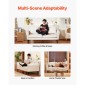 Καναπές VEVOR Loveseat, 176 cm Μικρός καναπές καναπές για σαλόνι, καναπές 2 θέσεων από ύφασμα βελούδινο με ελατήριο ελατηρίου, μαλακά μαξιλάρια και στιβαρό πλαίσιο, άνετο κάθισμα αγάπης για υπνοδωμάτιο, γραφείο ή διαμέρισμα, λευκό