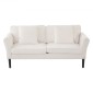 Καναπές VEVOR Loveseat, 176 cm Μικρός καναπές καναπές για σαλόνι, καναπές 2 θέσεων από ύφασμα βελούδινο με ελατήριο ελατηρίου, μαλακά μαξιλάρια και στιβαρό πλαίσιο, άνετο κάθισμα αγάπης για υπνοδωμάτιο, γραφείο ή διαμέρισμα, λευκό