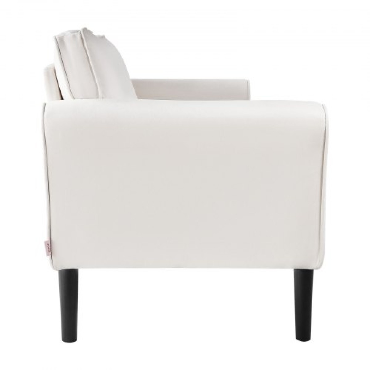 Καναπές VEVOR Loveseat, 176 cm Μικρός καναπές καναπές για σαλόνι, καναπές 2 θέσεων από ύφασμα βελούδινο με ελατήριο ελατηρίου, μαλακά μαξιλάρια και στιβαρό πλαίσιο, άνετο κάθισμα αγάπης για υπνοδωμάτιο, γραφείο ή διαμέρισμα, λευκό