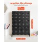 Βάση οθόνης VEVOR Pegboard, 43 x 33 cm Επιτραπέζια βάση επίδειξης μανταλάκια με 30 γάντζους, πάνελ σανίδας με μανταλάκια ψυχρής έλασης για παντοπωλείο, κατάστημα λιανικής και κοσμηματοπωλείο, μαύρο (2 ΤΕΜ)