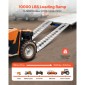 Ράμπες φόρτωσης VEVOR, 2 τμχ 2745 x 380 mm, Σετ ράμπας ρυμουλκούμενου από ανθεκτικό αλουμίνιο και βαρέως τύπου με αντιολισθητικές πλάκες, 4535,9 kg συνδυασμένης χωρητικότητας, για καρότσια, αγροτικά τρακτέρ, ATV, χορτοκοπτικά, μοτοσυκλέτες