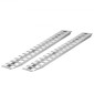 Ράμπες φόρτωσης VEVOR, 2 τμχ 2745 x 380 mm, Σετ ράμπας ρυμουλκούμενου από ανθεκτικό αλουμίνιο και βαρέως τύπου με αντιολισθητικές πλάκες, 4535,9 kg συνδυασμένης χωρητικότητας, για καρότσια, αγροτικά τρακτέρ, ATV, χορτοκοπτικά, μοτοσυκλέτες