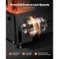 VEVOR Ξυλουργικός Τόρνος, 750 W / 1 HP, Μηχάνημα τόρνου πάγκου ξύλου με μεταβλητή ταχύτητα 150 έως 3800 σ.α.λ., πάγκος εργασίας 304 x 465 mm, κινητήρας συνεχούς ρεύματος χωρίς ψήκτρες, κατασκευή από χυτοσίδηρο, για αρχάριους λάτρεις της ξυλουργικής