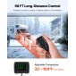 VEVOR Diesel Air Heater, 12-24V 5-8KW, Fast Heating Diesel Parking Heater with Remote Control and Square Color Digital Display, Low Noise, Voice Announcement, για RV, Truck, Camper, Boat και Trailer