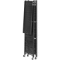 Πτυσσόμενο ράφι αποθήκευσης VEVOR 4 επιπέδων, 26W x 13D x 46H Inch Αναδιπλούμενο Μεταλλικό Ράφι Ράφια, Χωρίς Συναρμολόγηση ράφι με 5 ρόδες & 4 γάντζους για ντουλάπι, κουζίνα, γκαράζ, υπόγειο, μαύρο
