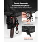 Κάλυμμα επίπλων βεράντας VEVOR, 420D Heavy Duty αδιάβροχο κάλυμμα τραπεζαρίας και καρέκλες εξωτερικού χώρου, Μεγάλα ορθογώνια καλύμματα τραπεζιών βεράντας με αεραγωγό για παντός καιρού, 249L x 198W x 81H cm, Μαύρο