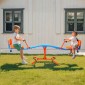 Παιδική τραμπάλα VEVOR, χωρητικότητα φόρτωσης 136 kg, Sit and Spin Teeter Totter με λαβές εύκολης λαβής, Εξοπλισμός παιδικής χαράς εξωτερικού χώρου, Εξωτερικά παιχνίδια, Περιστρεφόμενο 360 μοίρες Περιστρεφόμενο για παιδιά ηλικίας 3+