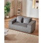 Καναπές VEVOR Loveseat, 160 cm Διθέσιος καναπές για σαλόνι, μοντέρνος μικρός κοτλέ καναπές με ελατήρια τσέπης, μαλακά μαξιλάρια, άνετο κάθισμα αγάπης για υπνοδωμάτιο, γραφείο ή διαμέρισμα, δεν απαιτείται συναρμολόγηση, γκρι