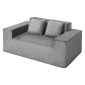 Καναπές VEVOR Loveseat, 160 cm Διθέσιος καναπές για σαλόνι, μοντέρνος μικρός κοτλέ καναπές με ελατήρια τσέπης, μαλακά μαξιλάρια, άνετο κάθισμα αγάπης για υπνοδωμάτιο, γραφείο ή διαμέρισμα, δεν απαιτείται συναρμολόγηση, γκρι