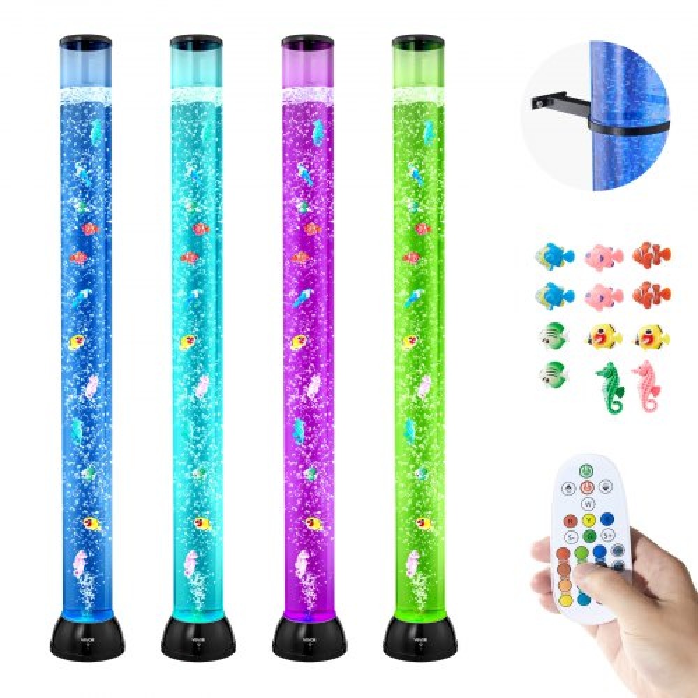 Φωτιστικό VEVOR Bubble Tube 16 Color 120 cm Sensory Lamp Aquarium for Relief Calming