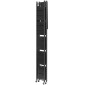 Πτυσσόμενο ράφι αποθήκευσης VEVOR 6 επιπέδων, 24W x 12D x 72H Inch Αναδιπλούμενο Μεταλλικό Ράφι Ράφια, Χωρίς Συναρμολόγηση ράφι με 5 ρόδες & 4 γάντζους για ντουλάπι, κουζίνα, γκαράζ, υπόγειο, μαύρο