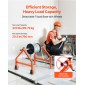 Σχάρα καρουλιού VEVOR, χωρητικότητα φόρτωσης 100 kg / 220 λίβρες, Φορητό κάλυμμα καλωδίων, Κινητό συρμάτινο ράφι με ρόδες, θήκη καρουλιού, έως 759 mm / 29,9 σε διάμετρο, για ηλεκτρική βιομηχανική και λιανική χρήση, απόδοση εργασίας