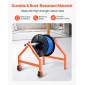 Σχάρα καρουλιού VEVOR, χωρητικότητα φόρτωσης 100 kg / 220 λίβρες, Φορητό κάλυμμα καλωδίων, Κινητό συρμάτινο ράφι με ρόδες, θήκη καρουλιού, έως 759 mm / 29,9 σε διάμετρο, για ηλεκτρική βιομηχανική και λιανική χρήση, απόδοση εργασίας
