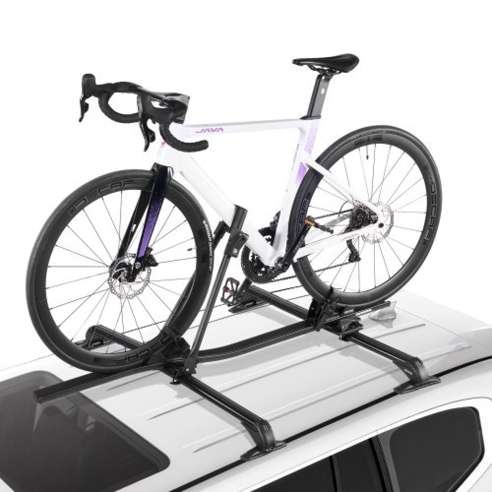 VEVOR Roof Top Bike Rack Heavy Duty Car Bicycle Upright Mount Rack with Lock