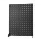 Βάση οθόνης VEVOR Pegboard, 43 x 33 cm Επιτραπέζια βάση προβολής Pegboard, Αξεσουάρ ραφιών οργάνωσης, πάνελ σανίδας με μανταλάκια ψυχρής έλασης για κοσμηματοπωλείο παντοπωλείου, μαύρο (4 ΤΕΜ)