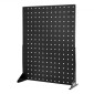 Βάση οθόνης VEVOR Pegboard, 43 x 33 cm Επιτραπέζια βάση προβολής Pegboard, Αξεσουάρ ραφιών οργάνωσης, πάνελ σανίδας με μανταλάκια ψυχρής έλασης για κοσμηματοπωλείο παντοπωλείου, μαύρο (4 ΤΕΜ)