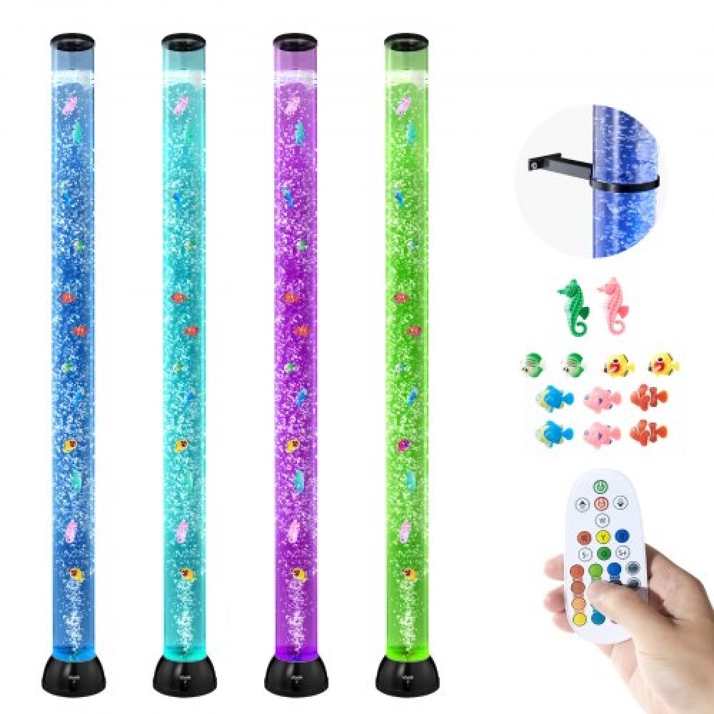 Φωτιστικό VEVOR Bubble Tube 16 Έγχρωμο 150 cm Λάμπα Ενυδρείου για Ανακούφιση