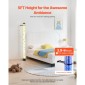 Φωτιστικό VEVOR Bubble Tube 16 Έγχρωμο 150 cm Λάμπα Ενυδρείου για Ανακούφιση