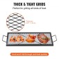 Σχάρα ψησίματος VEVOR X-Marks Fire Pit Grill, Ορθογώνια Σχάρα Μαγειρέματος, Χάλυβας βαρέως τύπου Campfire BBQ Grill Grill with Handle & Support X Wire, Φορητά μαγειρικά σκεύη κάμπινγκ για πάρτι έξω, μαύρο 32 ιντσών