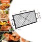 Σχάρα ψησίματος VEVOR X-Marks Fire Pit Grill, Ορθογώνια Σχάρα Μαγειρέματος, Χάλυβας βαρέως τύπου Campfire BBQ Grill Grill with Handle & Support X Wire, Φορητά μαγειρικά σκεύη κάμπινγκ για πάρτι έξω, μαύρο 32 ιντσών