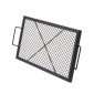 Σχάρα ψησίματος VEVOR X-Marks Fire Pit Grill, Ορθογώνια Σχάρα Μαγειρέματος, Χάλυβας βαρέως τύπου Campfire BBQ Grill Grill with Handle & Support X Wire, Φορητά μαγειρικά σκεύη κάμπινγκ για πάρτι έξω, μαύρο 32 ιντσών