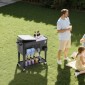 VEVOR 75,71 L Rolling Ice Chest, χωράει έως και 50 μπουκάλια / 110 κουτιά, φορητό αίθριο Party Bar Drink Cooler Cart με κάτω ράφι, Πισίνα ποτών με πλαϊνό καλάθι και ανοιχτήρι μπουκαλιών, Μαύρο