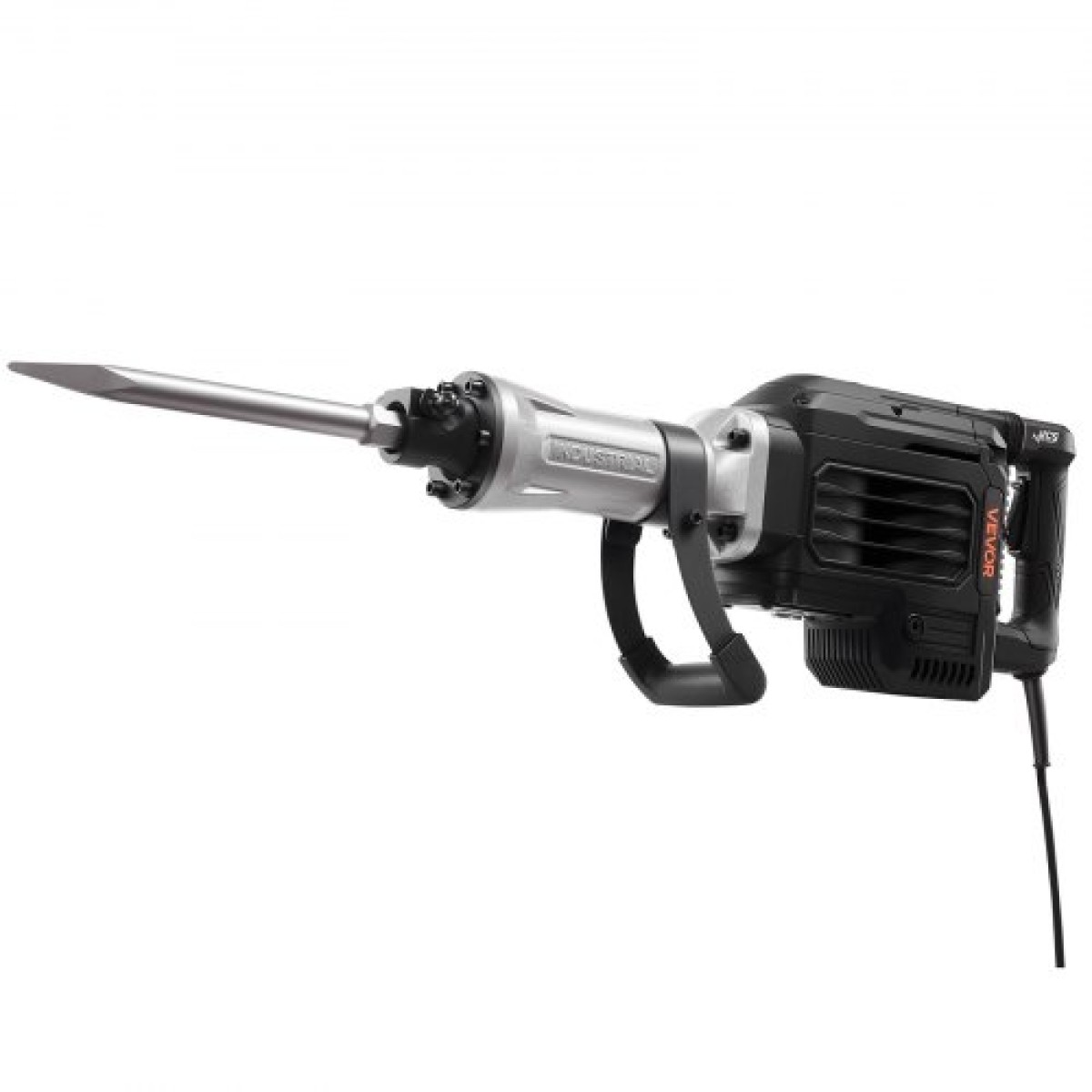 VEVOR Demolition Jack Hammer, 3000 W Ισχυρό Ηλεκτρικό Jackhammer, 1700 BPM Θραύση σκυροδέματος με αιχμηρή σμίλη, θήκη μεταφοράς, γάντια, γυαλιά, για σκυρόδεμα, τοίχο, τούβλο, πλακάκι και θεμέλιο