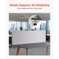 VEVOR Desk Divider Privacy Panel, 1524 x 610 mm Σφιγκτήρας Διαμέρισμα γραφείου γραφείου, PET Cubicle Partition Panel, Workstation Privacy Divider με 2 σφιγκτήρες τύπου C για γραφείο, ανθεκτικό δωμάτιο, βιβλιοθήκη