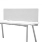 VEVOR Desk Divider Privacy Panel, 1524 x 610 mm Σφιγκτήρας Διαμέρισμα γραφείου γραφείου, PET Cubicle Partition Panel, Workstation Privacy Divider με 2 σφιγκτήρες τύπου C για γραφείο, ανθεκτικό δωμάτιο, βιβλιοθήκη