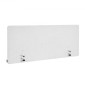 VEVOR Desk Divider Privacy Panel, 1524 x 610 mm Σφιγκτήρας Διαμέρισμα γραφείου γραφείου, PET Cubicle Partition Panel, Workstation Privacy Divider με 2 σφιγκτήρες τύπου C για γραφείο, ανθεκτικό δωμάτιο, βιβλιοθήκη