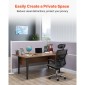 VEVOR Office Divider Privacy Partitions, 2-pack, 1,83m x 1,22m Room Divider Walls, PET Workstation Cubicle partition with outlet covers, Freestanding Privacy Panel for Office Library School