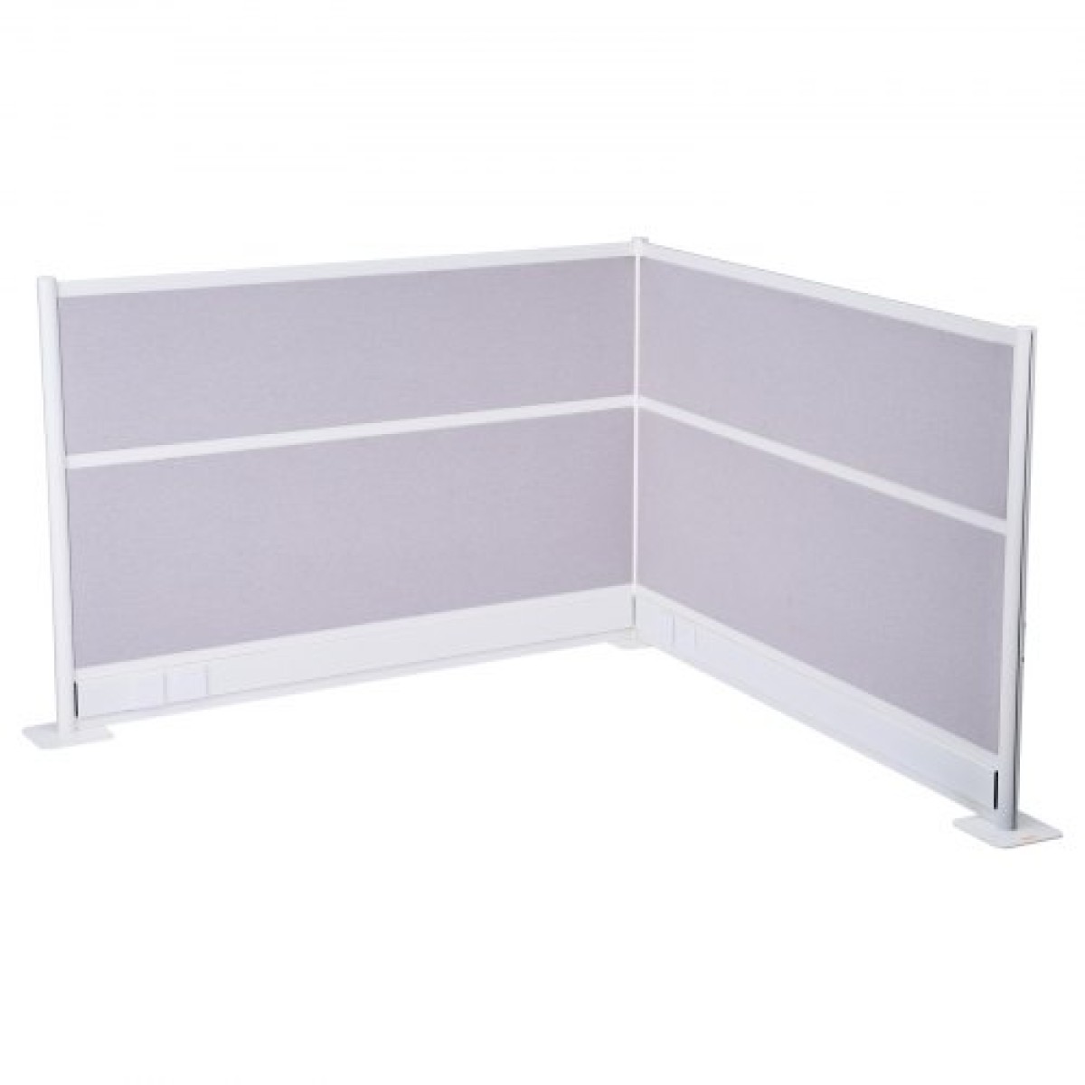 VEVOR Office Divider Privacy Partitions, 2-pack, 1,83m x 1,22m Room Divider Walls, PET Workstation Cubicle partition with outlet covers, Freestanding Privacy Panel for Office Library School
