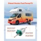 Αντλία καυσίμου VEVOR Heater Diesel, 12V DC Αερόθερμο Αυτοκινήτου Δοσομετρική Αντλία Καυσίμου Diesel, 22ML Αλουμίνιο Air Diesel Heaters Parking Pumps Ταιριάζει για Θερμοσίφωνες πετρελαίου 2KW 5KW 8KW, Ήσυχη σχεδίαση, Τεχνολογία παλμών