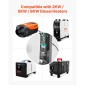 Αντλία καυσίμου VEVOR Heater Diesel, 12V DC Αερόθερμο Αυτοκινήτου Δοσομετρική Αντλία Καυσίμου Diesel, 22ML Αλουμίνιο Air Diesel Heaters Parking Pumps Ταιριάζει για Θερμοσίφωνες πετρελαίου 2KW 5KW 8KW, Ήσυχη σχεδίαση, Τεχνολογία παλμών