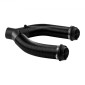 VEVOR Diesel Heater Pipe Duct Vent Kit, 75mm Heater Pipe Σετ εξαερισμού θερμού αέρα με σύνδεσμο σχήματος Y & σφιγκτήρες αεραγωγών, Heaters Parking Air Duct Kit για 2KW 5KW 8KW Diesel Heaters, Μαύρο
