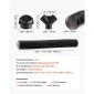 VEVOR Diesel Heater Pipe Duct Vent Kit, 75mm Heater Pipe Σετ εξαερισμού θερμού αέρα με σύνδεσμο σχήματος Y & σφιγκτήρες αεραγωγών, Heaters Parking Air Duct Kit για 2KW 5KW 8KW Diesel Heaters, Μαύρο