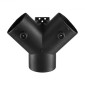 VEVOR Diesel Heater Pipe Duct Vent Kit, 75mm Heater Pipe Σετ εξαερισμού θερμού αέρα με σύνδεσμο σχήματος Y & σφιγκτήρες αεραγωγών, Heaters Parking Air Duct Kit για 2KW 5KW 8KW Diesel Heaters, Μαύρο