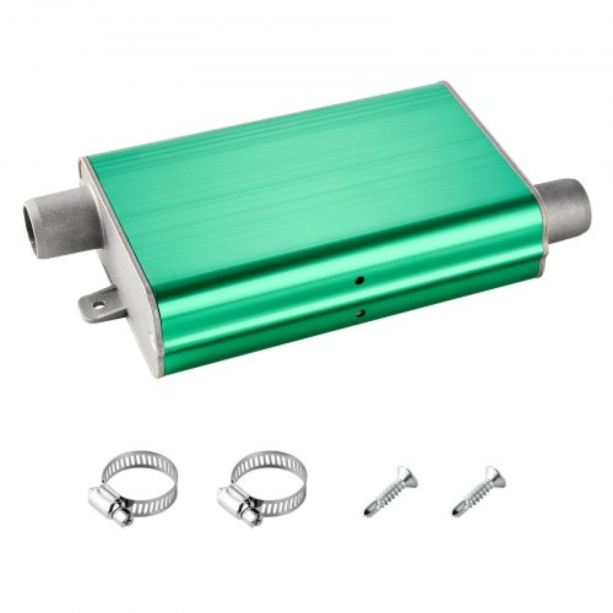 VEVOR Diesel Heater Muffler, 24mm Diesel Heater Mufflers, Parking Heaters Mufflers Fit with 2 Clamps and Vis, Upgraded All All Aluminium Sufflers Sufflers Silences for Diesels 2KW 5KW 8KW