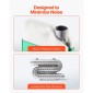 VEVOR Diesel Heater Muffler, 24mm Diesel Heater Mufflers, Parking Heaters Mufflers Fit with 2 Clamps and Vis, Upgraded All All Aluminium Sufflers Sufflers Silences for Diesels 2KW 5KW 8KW